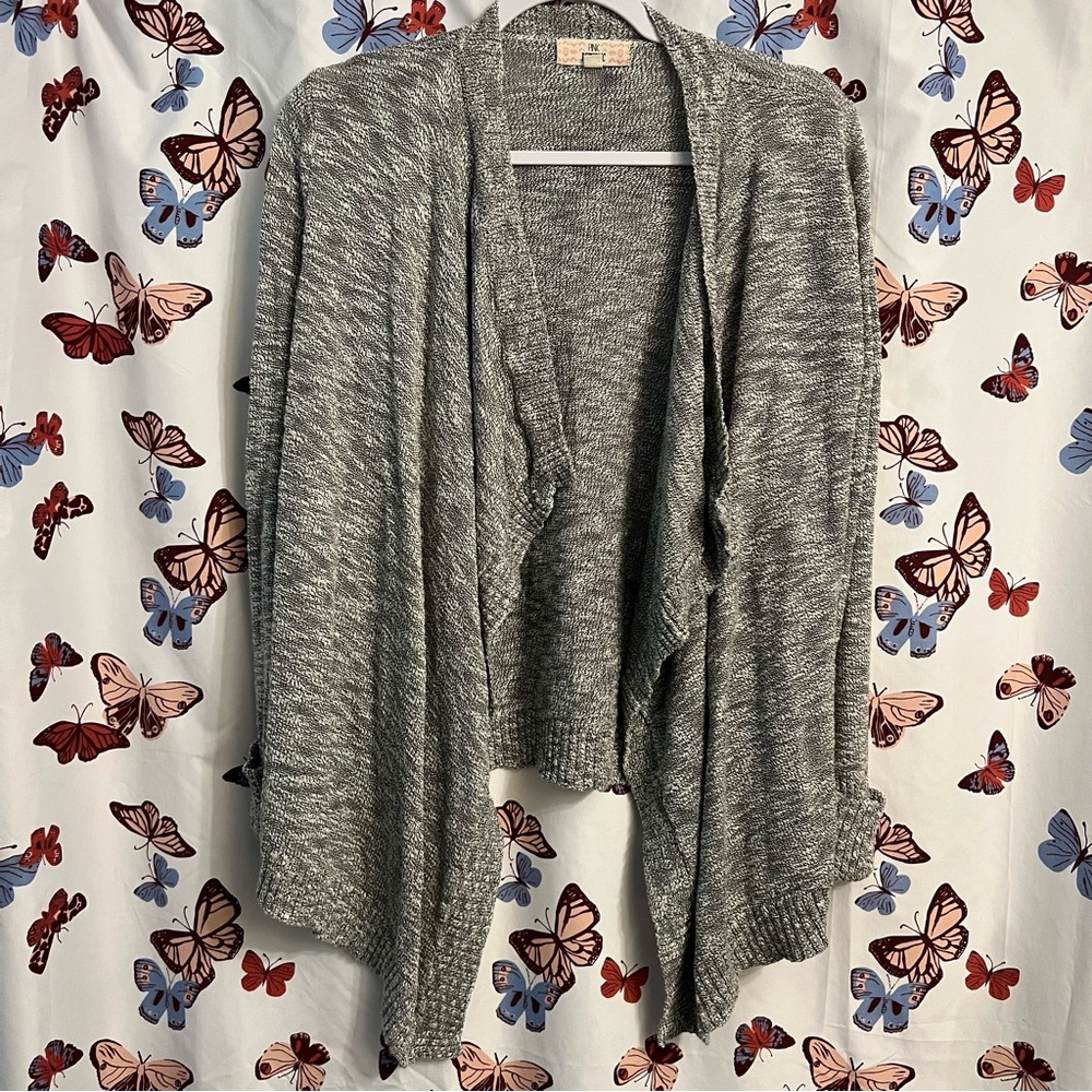 Pink Republic Charcoal Women's Cardigan